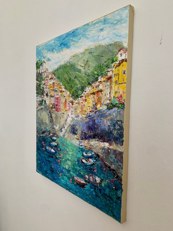 Coastal village of Riomaggiore