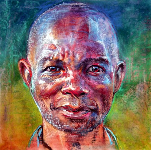 Portrait of a Black Man by Anthony Barrow BA(Hons) Fine Art