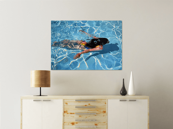 Limitless - Large Swimming Painting