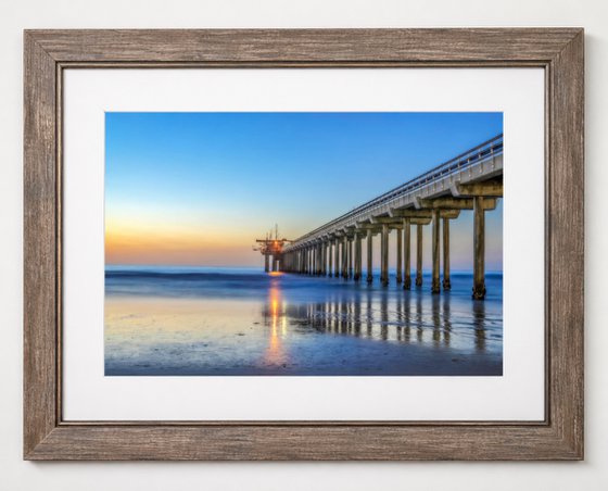 Scripps Pier At Sunset