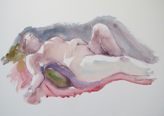 reclining female nude