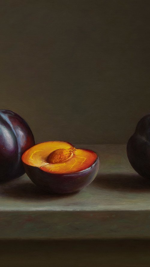 Plums by Albert Kechyan