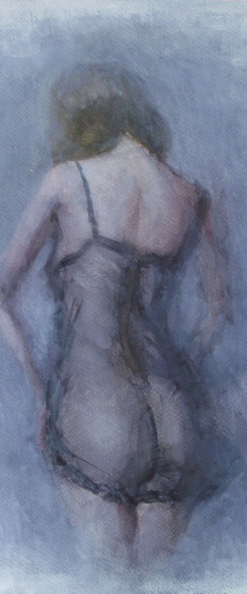 Dressing woman by Vachagan Manukyan