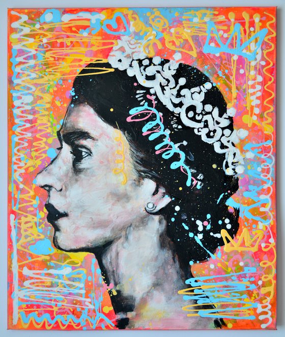 Queen Elizabeth II- Pop art