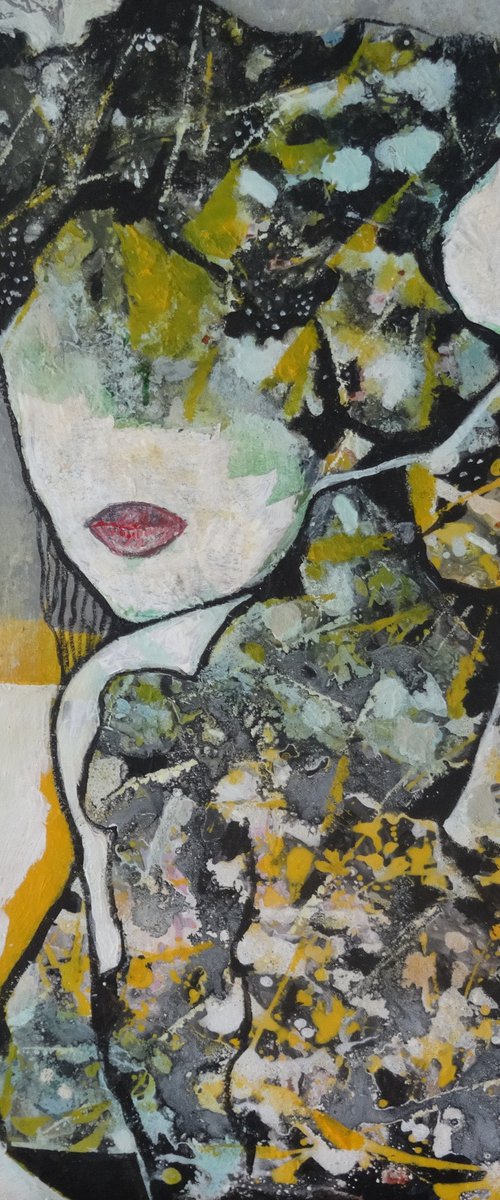 She with baby...Free shipping by Sylvie Oliveri