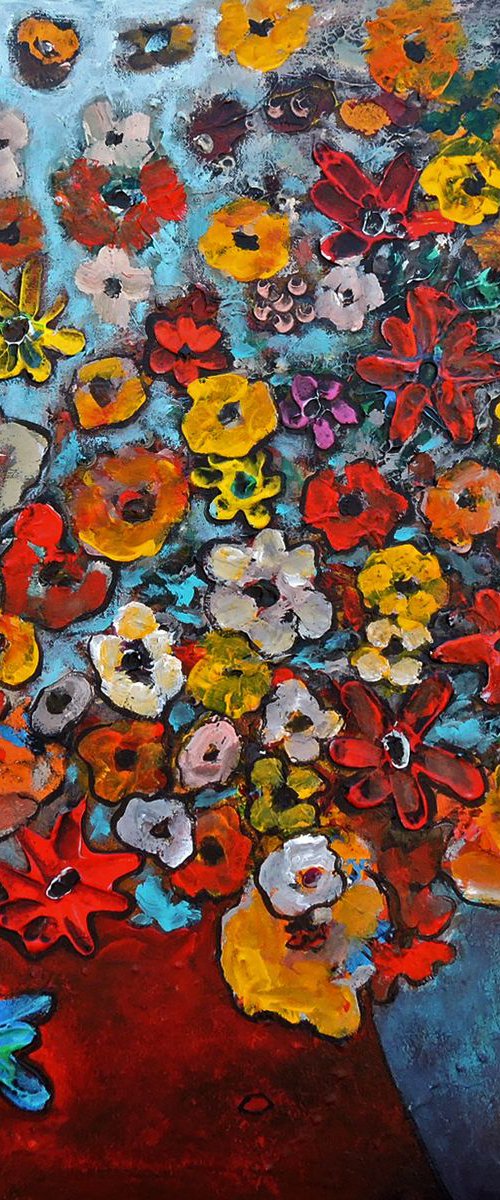 Full Room of Flowers by Veta  Barker