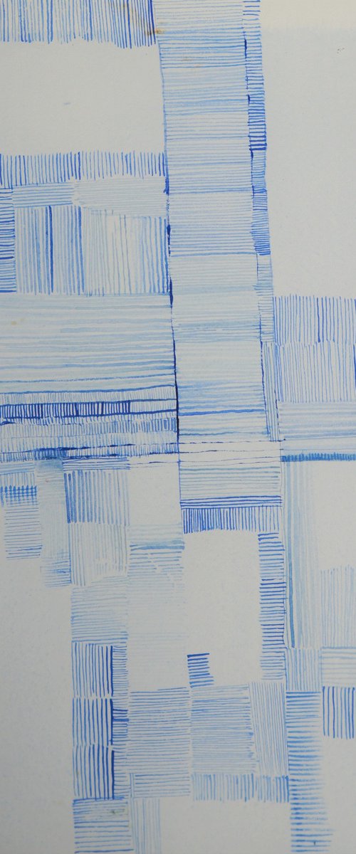 Blue Lines I by Anna Jannack