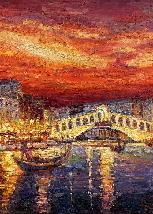 Venetian Bridge by Evgeny Chernyakovsky