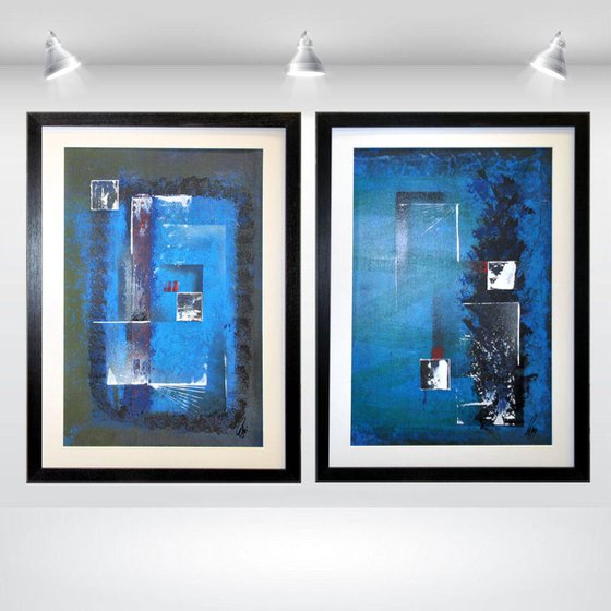 Blue Composition