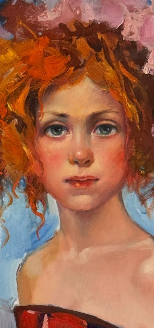 Red-Haired Girl by Sergei Yatsenko