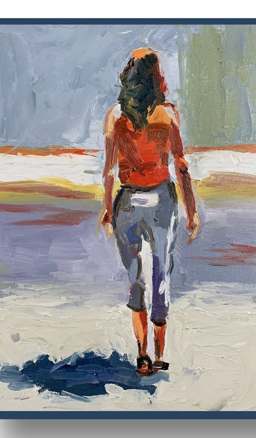 Walking woman. by Vita Schagen