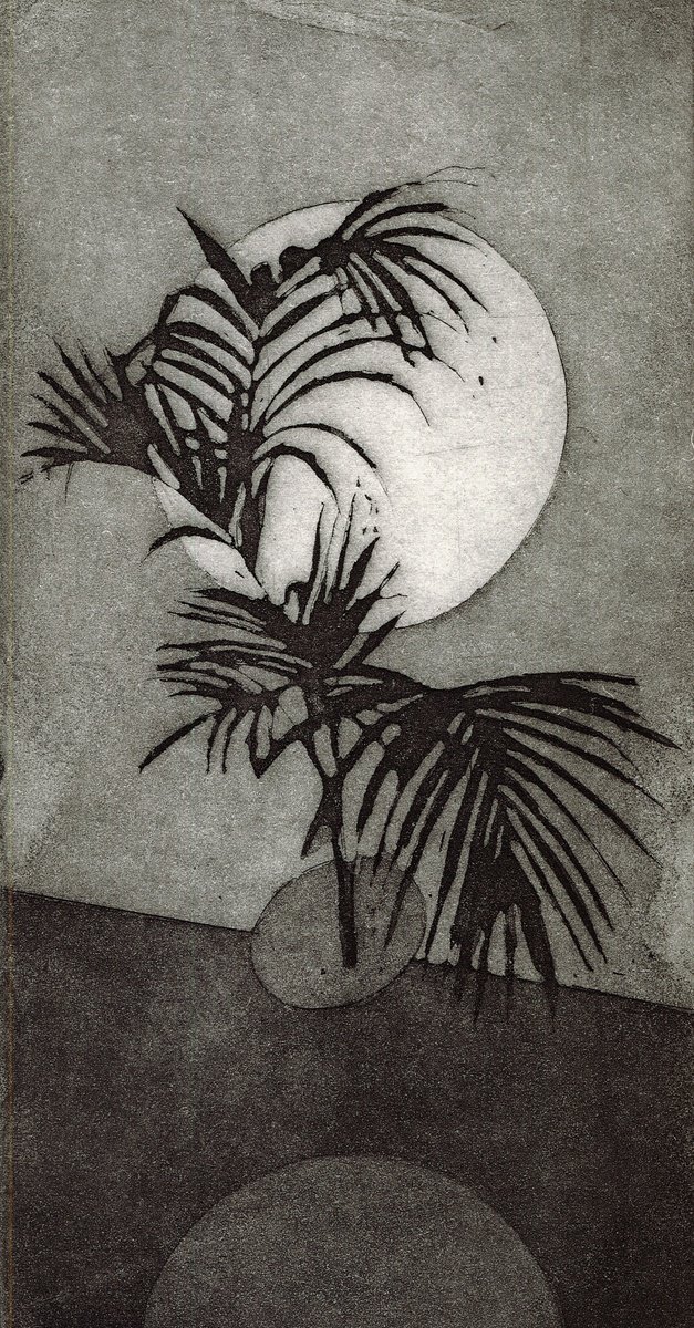 Expressive Botanical Etchings & Engravings By Mario Sanchez, 12 X 16", Plant, Original Artwork