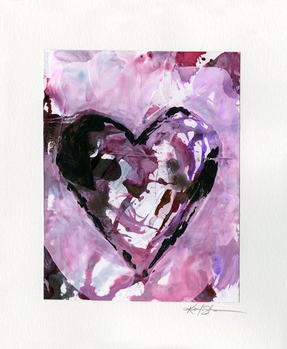 Spirit Of The Heart 7 - Mixed Media Painting by Kathy Morton Stanion