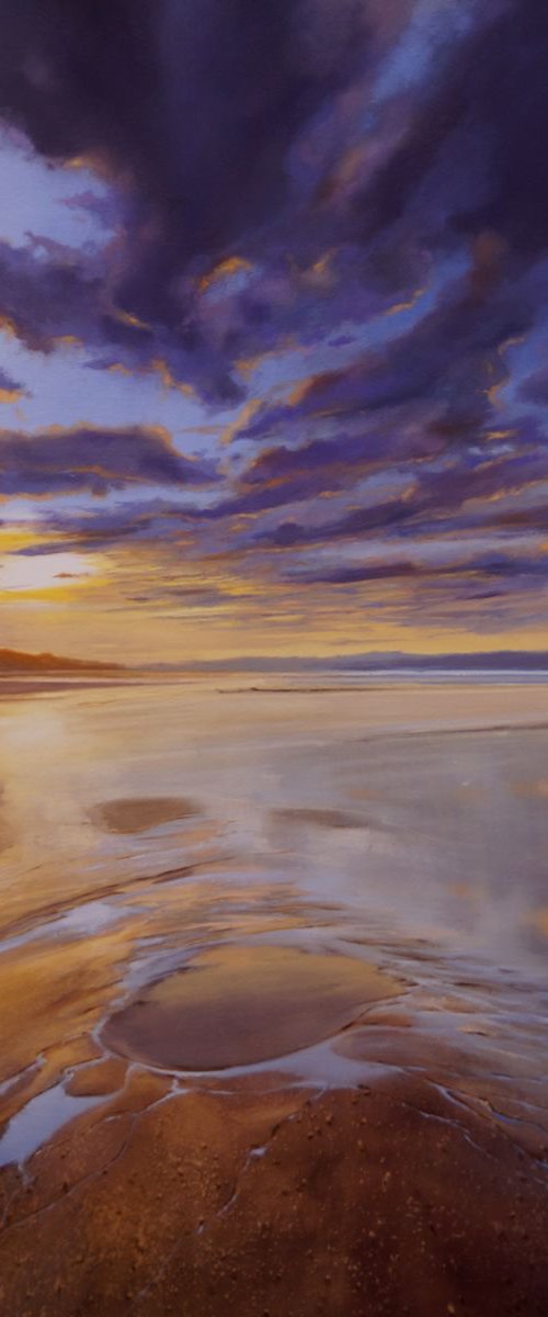 ESPEJO SALADO II, LARGE PAITING 100x100cm by Rafael Carrascal