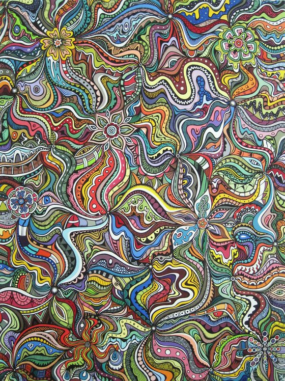 Eyes of the Jungle  -  80x60cm