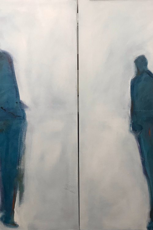 Walddars seeking. Diptych by Romuald Mulk Musiolik
