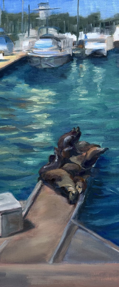 Sunbathers by the Sea by Grace Diehl