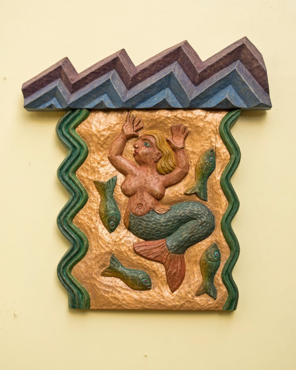 Mermaid below the Waves by Jeremy Turner