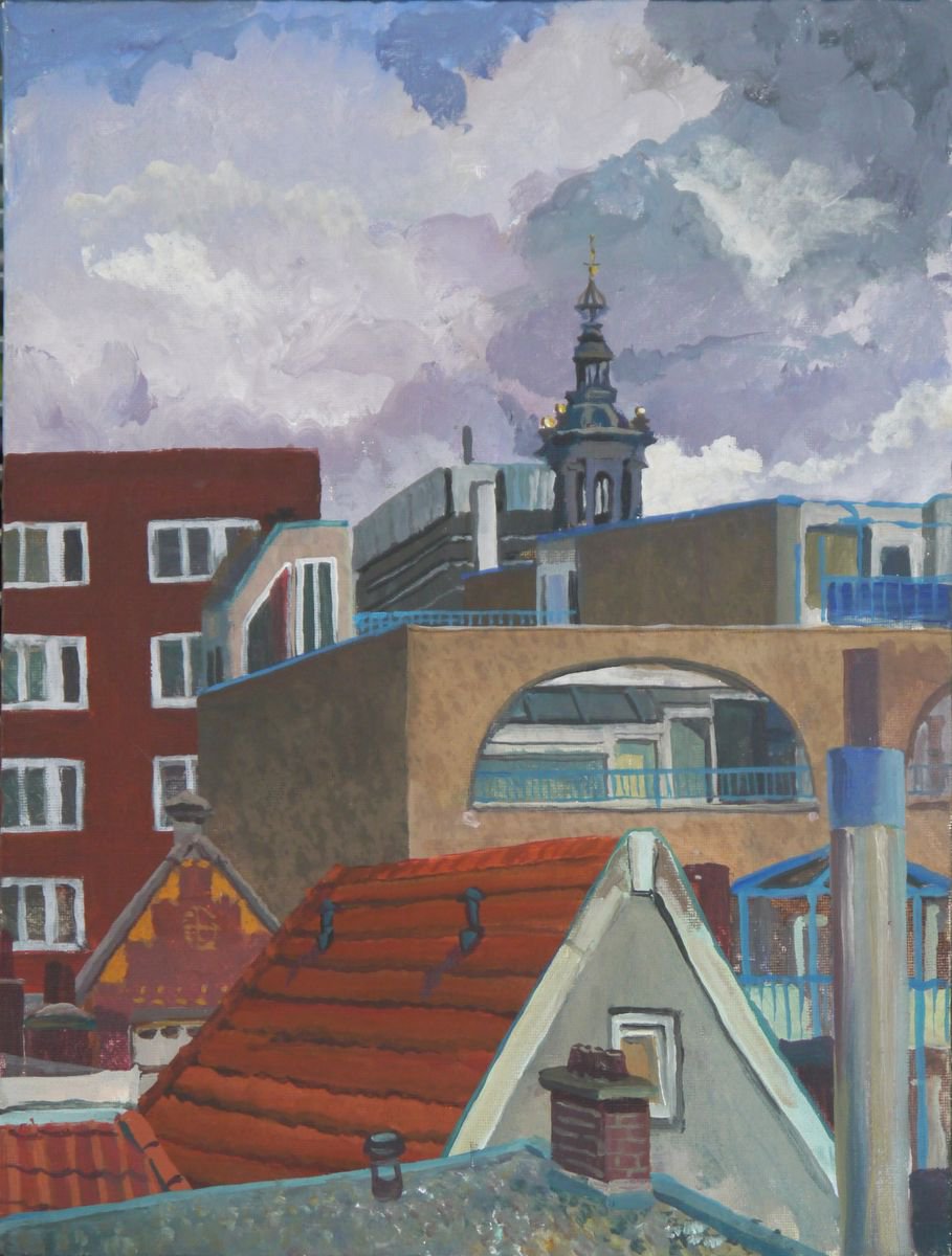 Roofs of the Hague by Anastasia Chernysheva