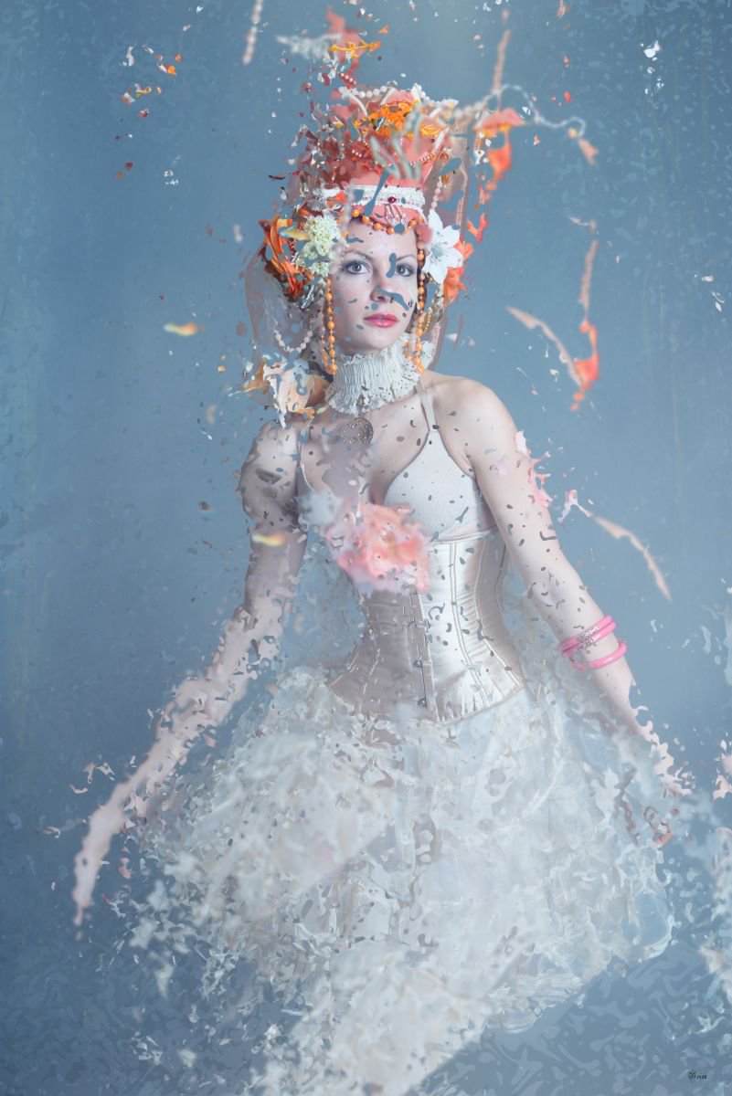 Illustrative Portrait Photograph By Bojan Jevtic, 29 X 43, Ballerina, Original Artwork