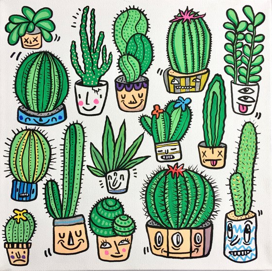 Cacti Heads