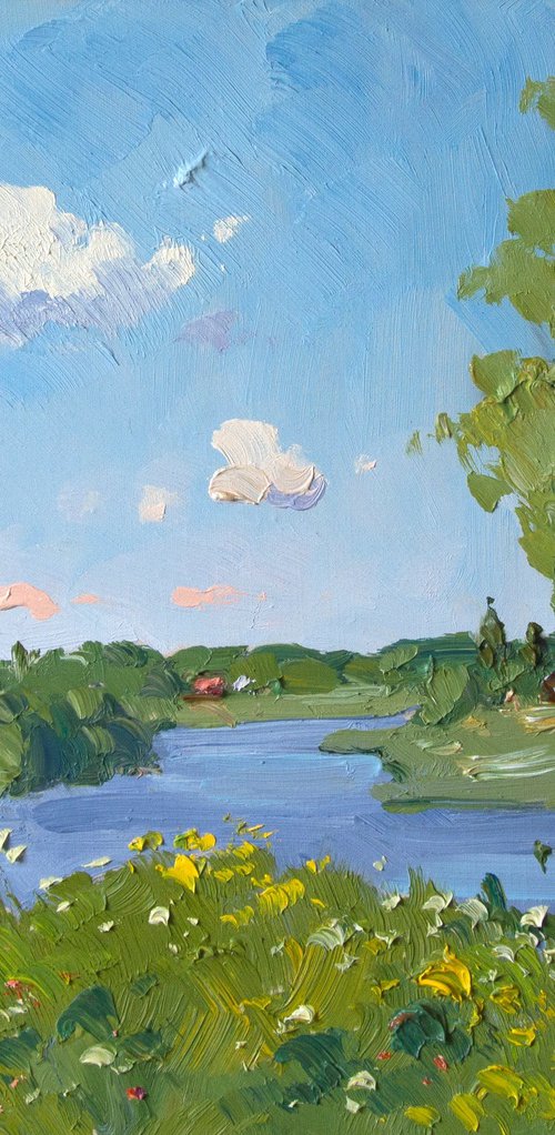 Korozhechna River in Summer by Alexander Alexandrovsky