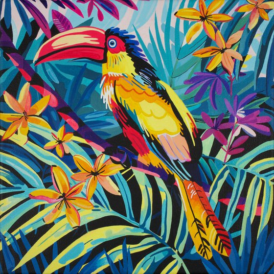 Bird in a rainforest IV