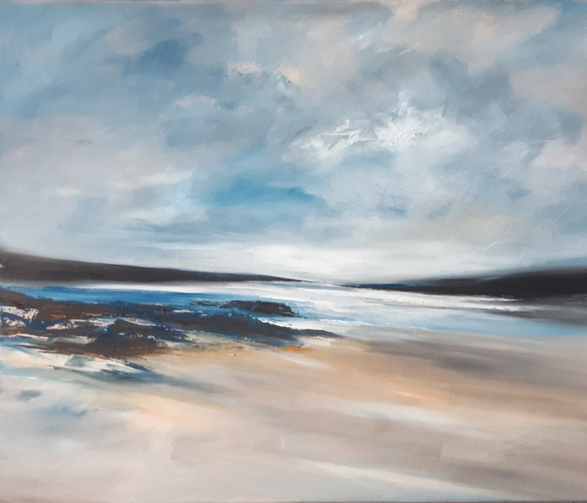 Evening Over Harris The Western Isles By Steve Keenan, 26 X 22, Artwork For Sale On Artfinder