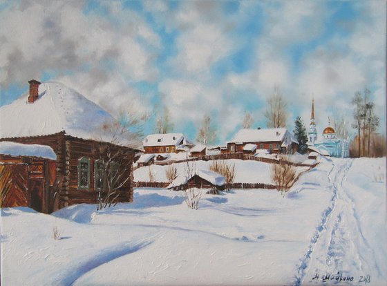 Country Winter Scene
