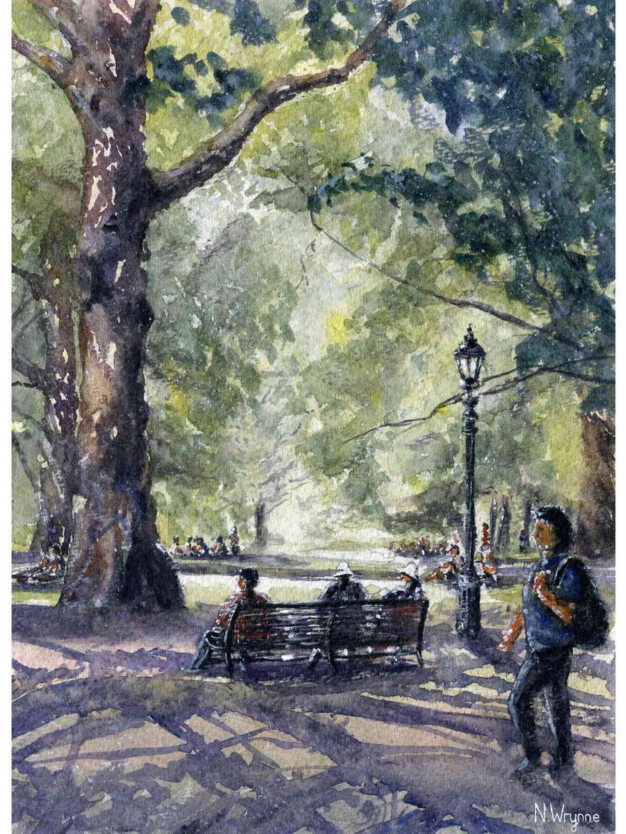 The Bench In The Park by Neil Wrynne