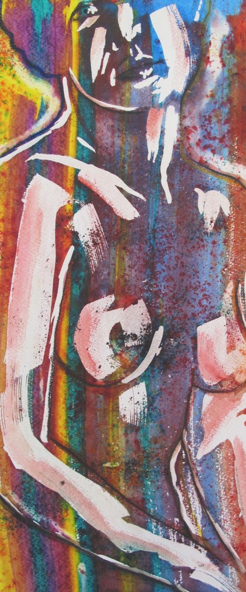 seated female nude by Rory O’Neill