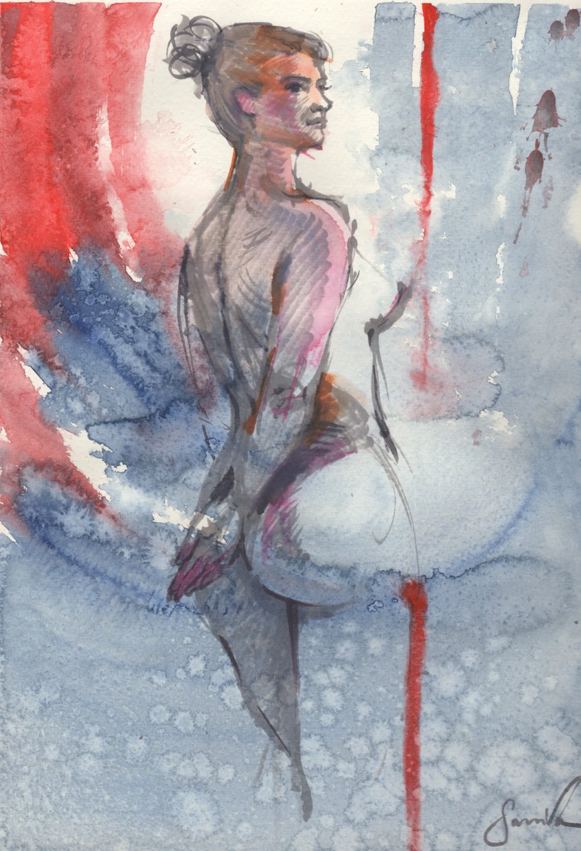 Erotic drawing Nude drawing Erotic art by 🇺🇦 Samira Yanushkova