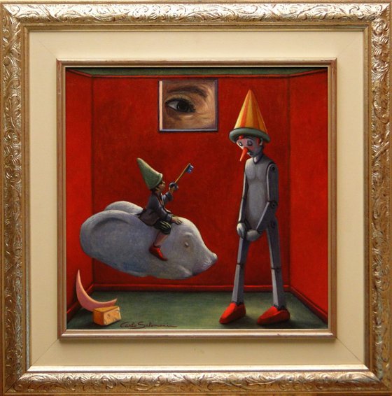 THE KEY - Pinocchio- (framed)