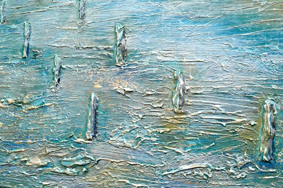 THE OYSTER PARK.70X70cm.3D canvas.