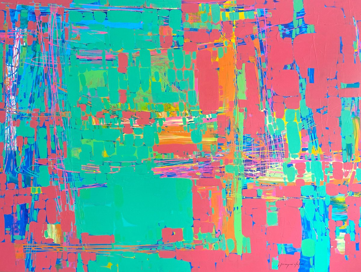 Fall Update, By Vahe Yeremyan, 56 X 43, Artwork For Sale On Artfinder