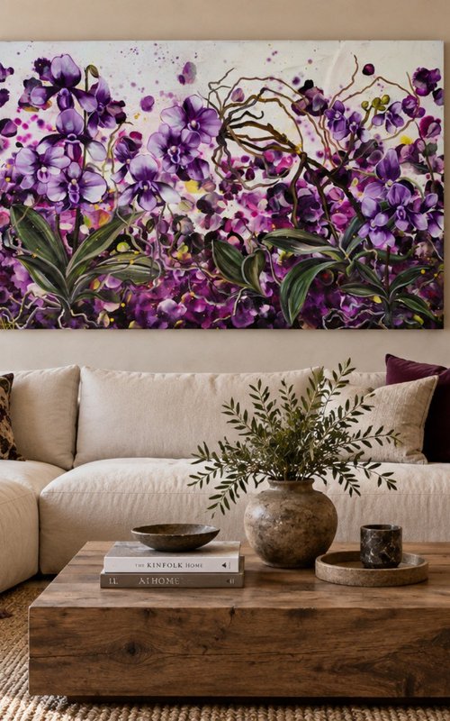 Jardin Violet by Angie Wright