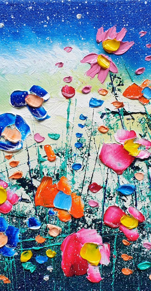 "Magic Meadow Flowers in Love" by Phil Broad