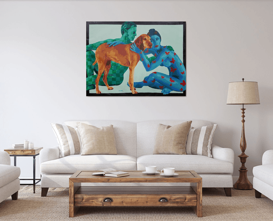 Couple and Dog 2