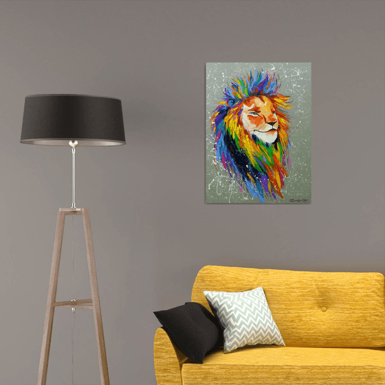 Rainbow Lion