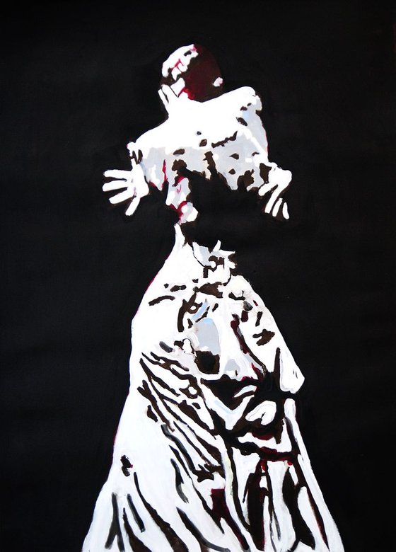 Flamenco dancer  / 70 x 50 cm