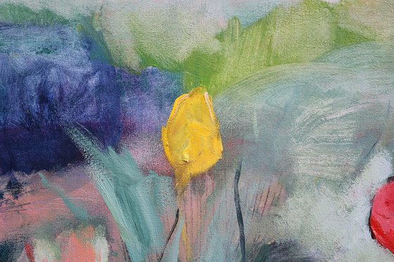 Landscape with Tulips