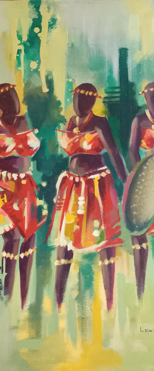 Brave African Women, life is war by Alex Mensah