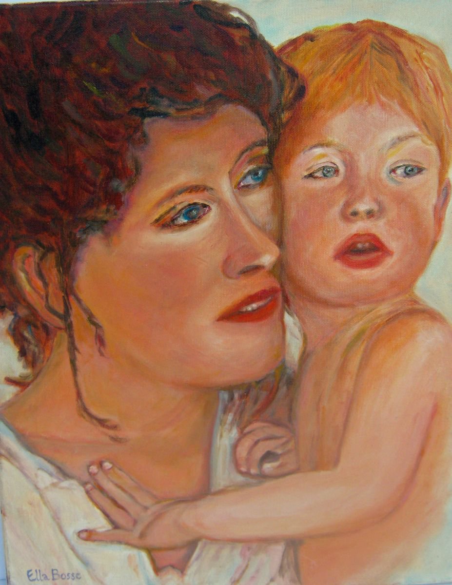 Mother and child by Ella Bosse