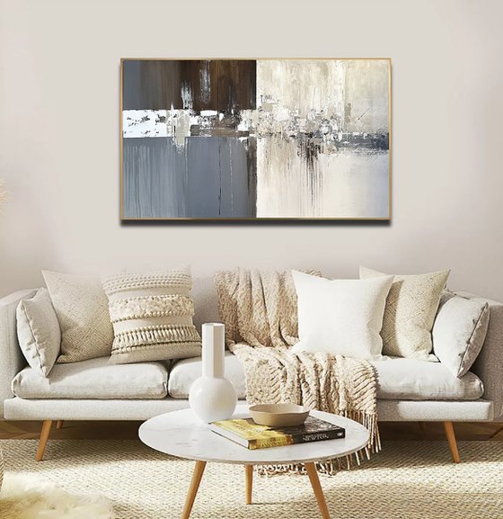 Balance of Contrast Brown Grey