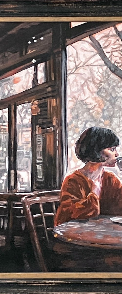 Lille Cafe by Peter Campbell Saunders