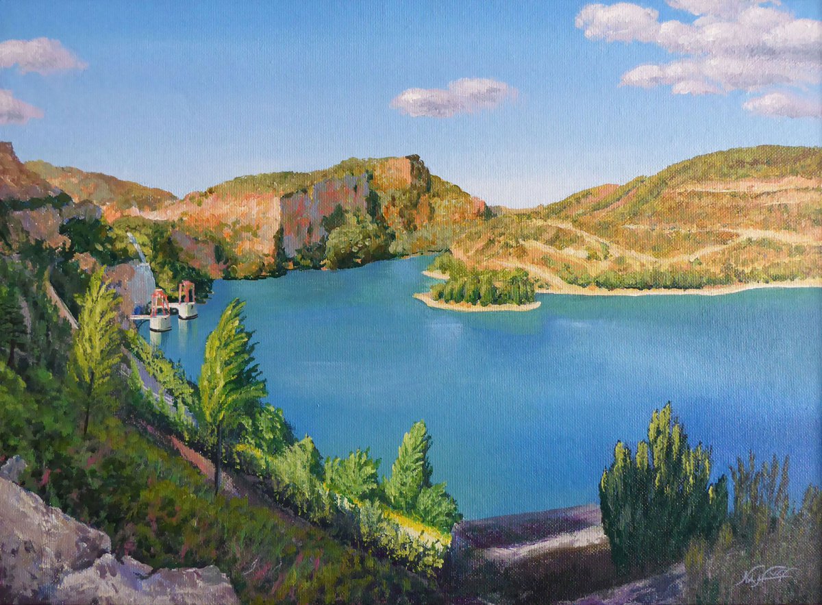 Plain Lake in the Mountains by Narek Hambardzumyan