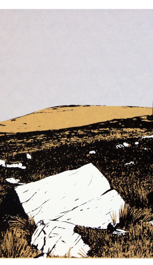 Hut on Burley Moor by Sarah Harris