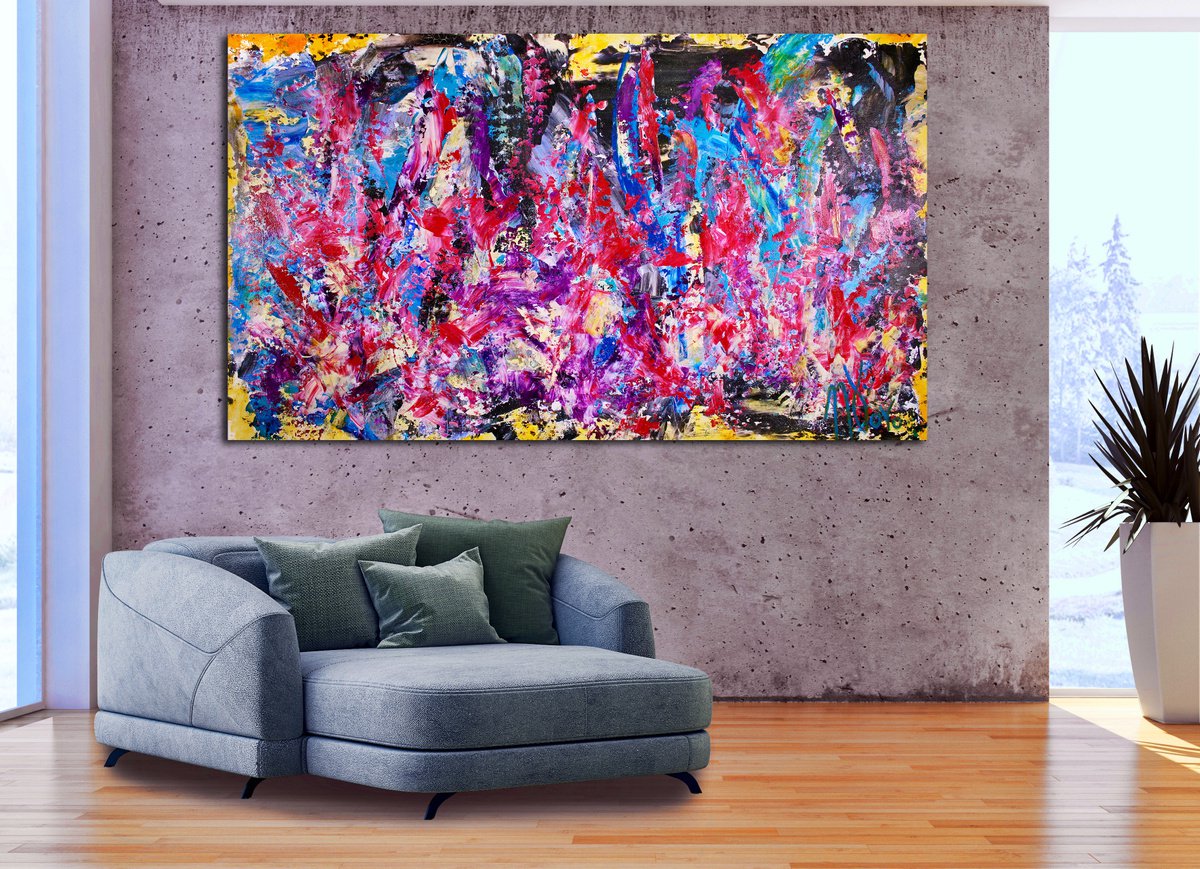 A Night Of Shooting Stars By Nestor Toro, 66 X 36, Artwork For Sale On Artfinder