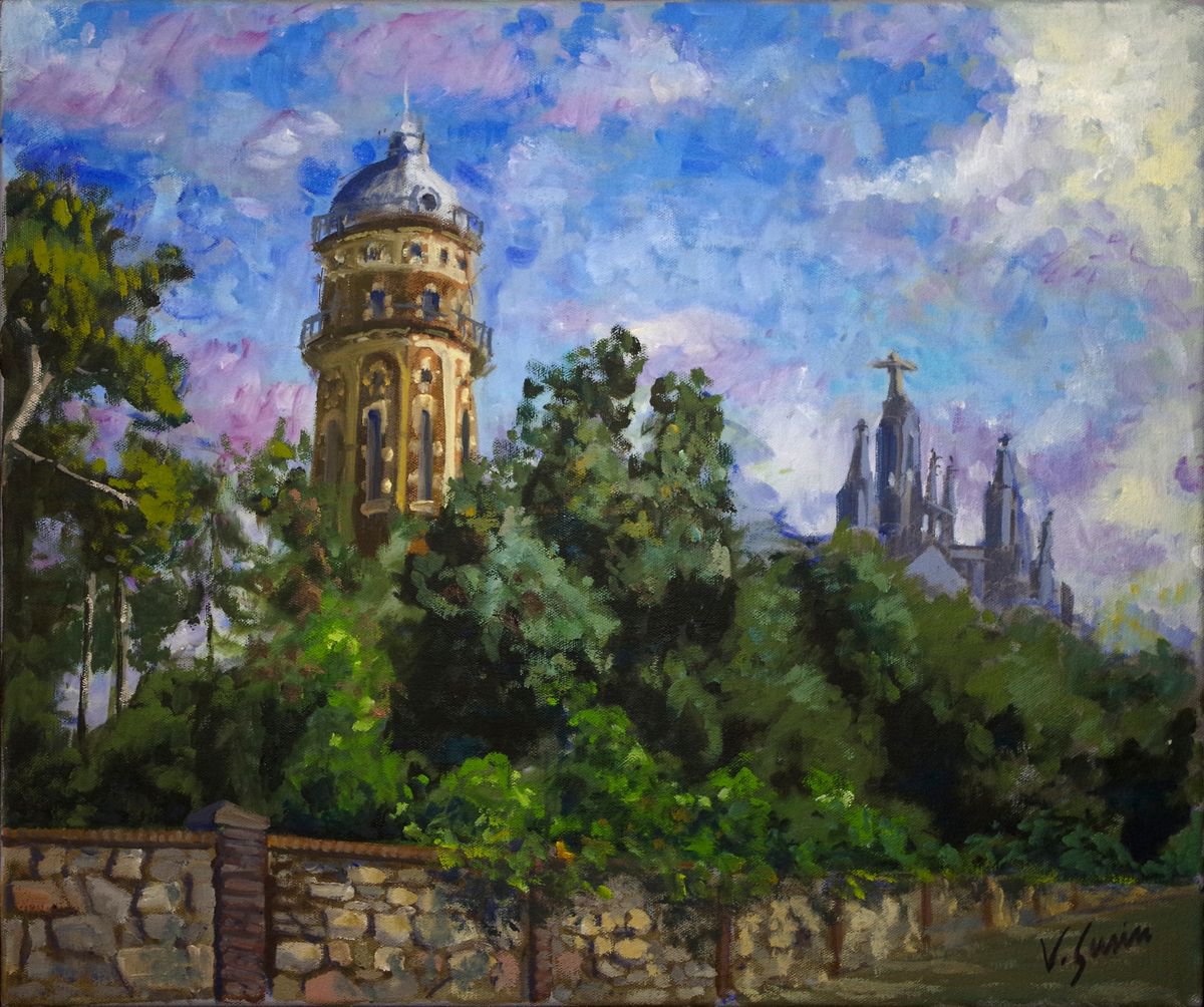 Torre de Dos Rius i Sagrat Cor by Victor Susin