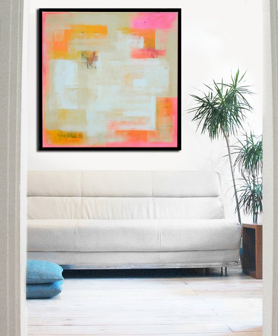 Untitled Yellow pink &amp; sand